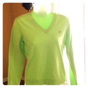 Lilly Pulitzer lime green sweater